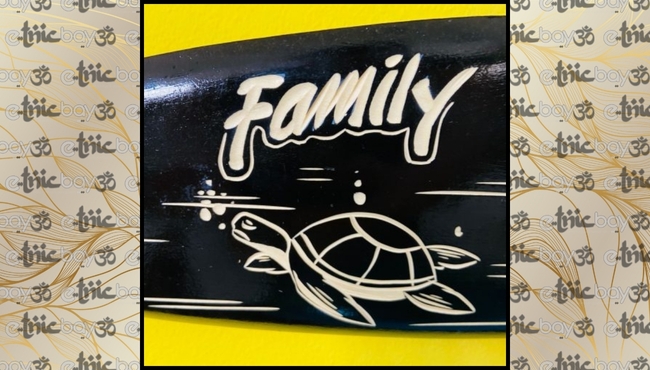 My Family is my Life | Tavola da Surf con Tartarughe